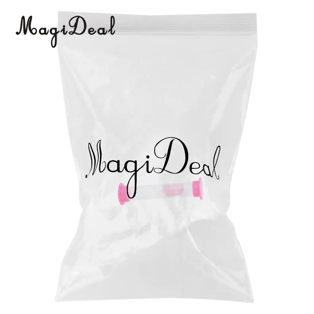 MagiDeal Home Decorative Small Clock  Timer Countdown Hourglass Sandglass Sand Clock 1/2/3min Yellow/Blue/Red PICK