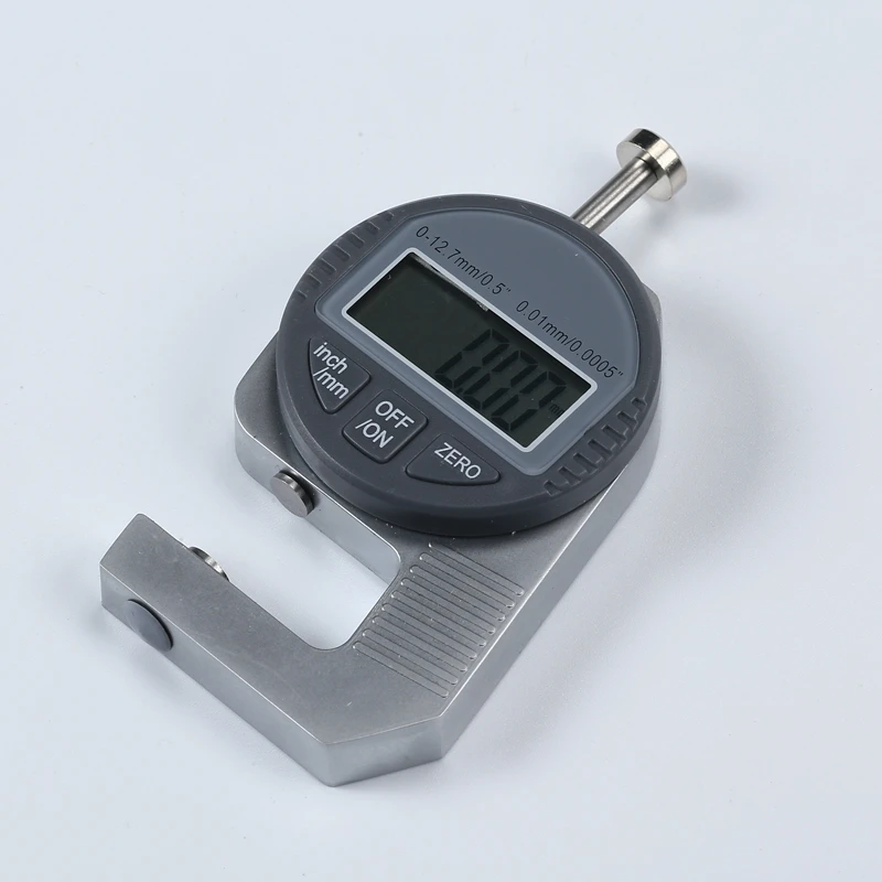 0.01mm Digital Thickness Gauge Large LCD Pocket 0.0005" 10mm Digital Dial Indicator Thickness Meter Sponge Steel Sheet Leather