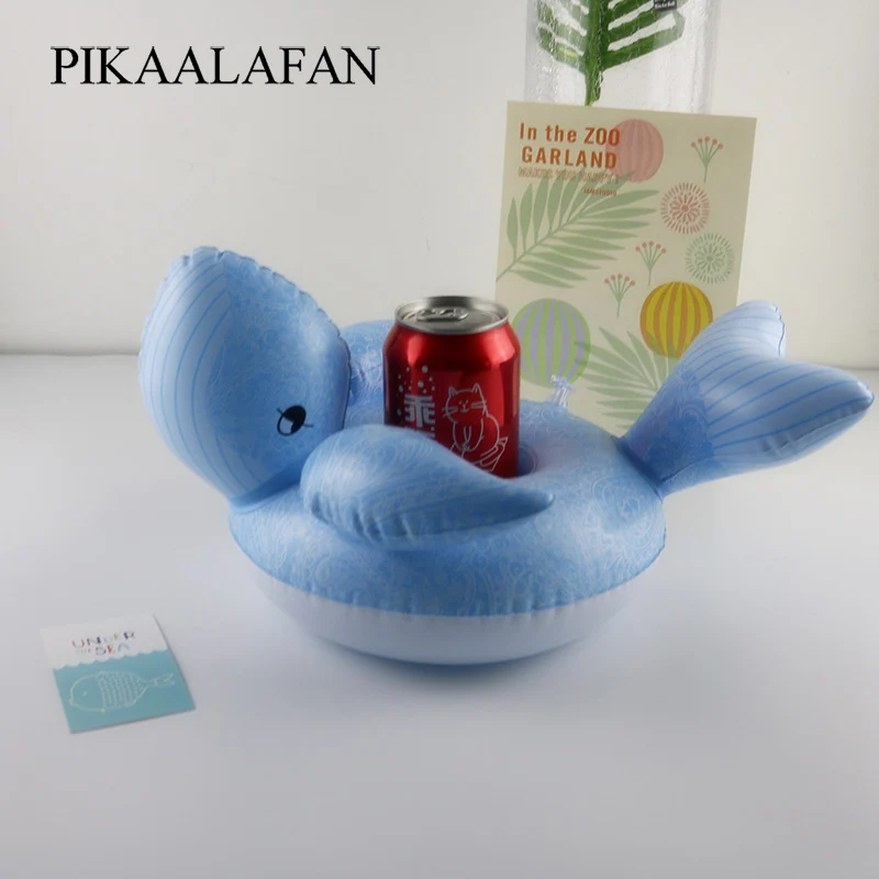 PIKAALAFAN КИТ надувные подстаканник бассейн вечерние напиток плавает Надувной