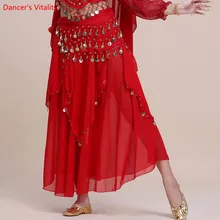 Высокое качество Bellydancing юбки юбка Танец живота Костюм спортивный платье или производительность юбка