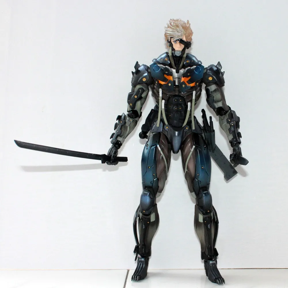 Play Arts Kai Metal gear цельное металлическое снаряжение Rising Revengeance Raiden фигурка 27 см Play Arts ПВХ фигурка куклы игрушки Детский подарок