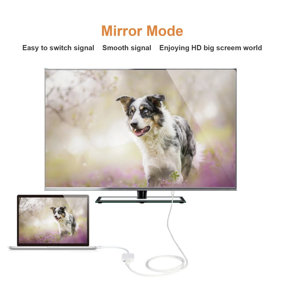 20 см мини дисплей порт дисплея DP к HDMI адаптер кабель для Apple Mac Macbook Pro Air Прямая