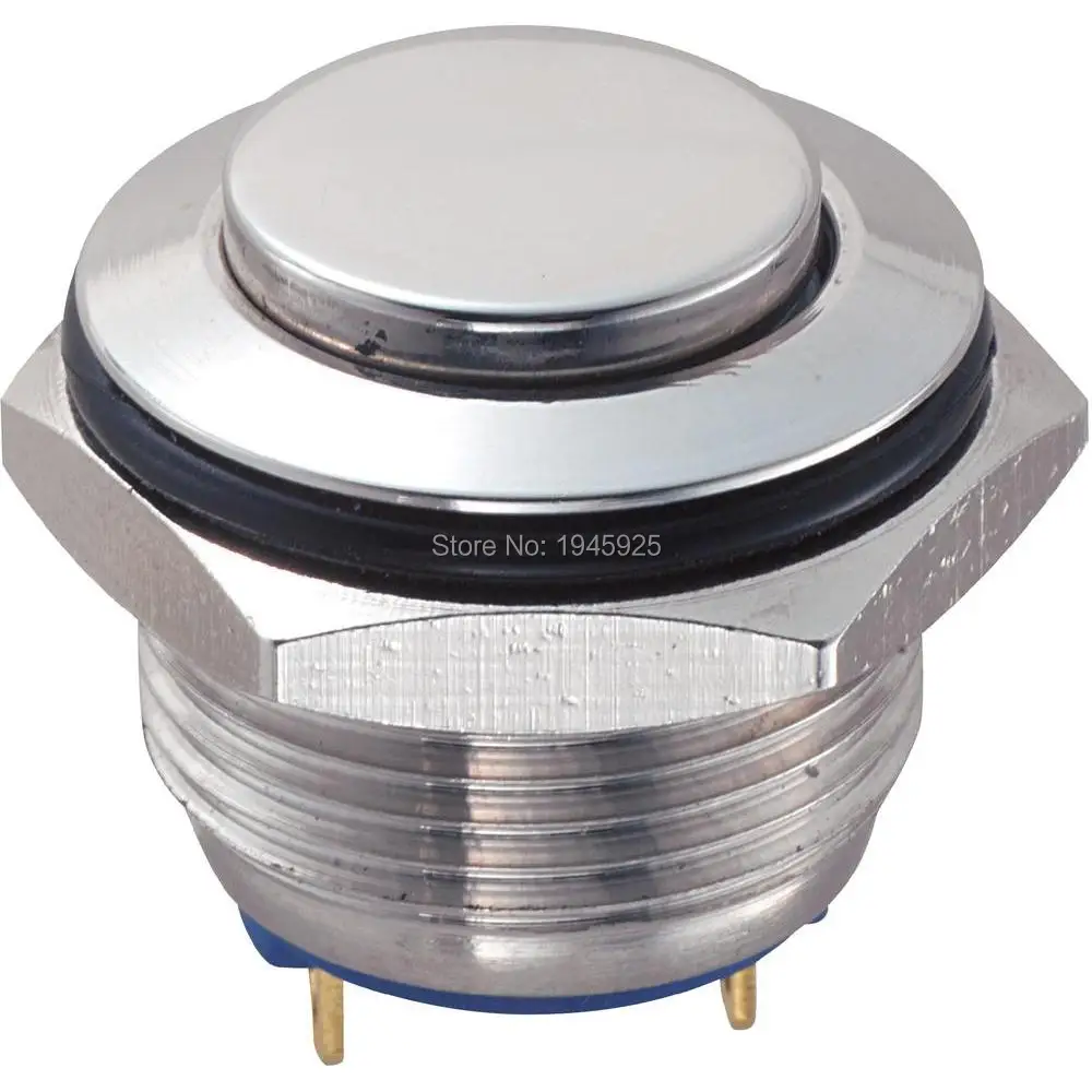 Interruptor de Botão Terminal de Solda do Interruptor do Metal Resistente do Vândalo de 16mm Peças 2a 40 48v - dc 3 High Quality Renovação da Casa