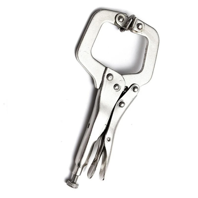 KALAIDUN Pliers 7 inch C Clamp Grip Round Mouth Flat Head Metal Hardware Welding Quick Pliers Forceps Wood Tenon Hand Tools2