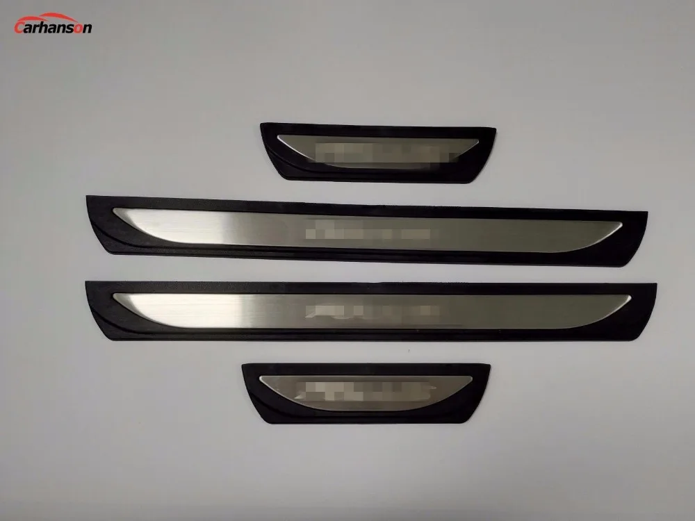 

For Car Accessories Sticker ford focus 2012 2015 2018 Door Sill Scuff Plate Car Styling Stainless Steel Protector Guard 4pcs/set