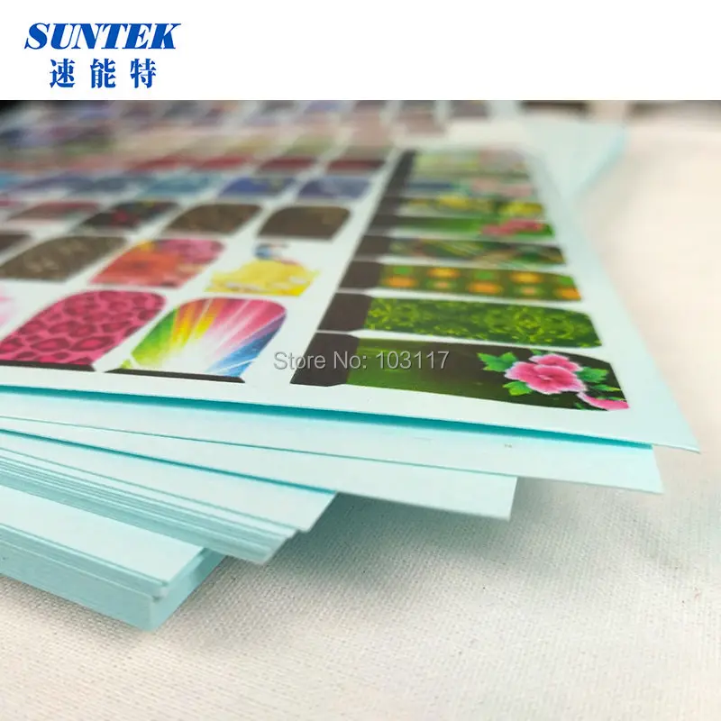 

(10pcs/lot) Blue Based Laser Water Slide Transfer Paper for Decal Paper