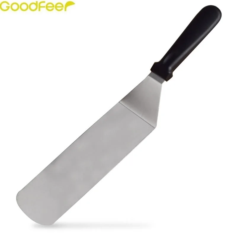 

Goodfeer Off-set Griddle Spatula Pizza Peel For Baking Homemade Pizza Pancake Pie Paddle Stainless Steel Beefsteak Pastry Tools