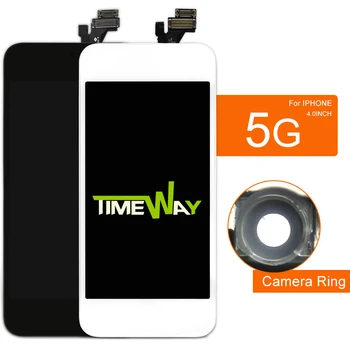 

10PCS AAA++ For iphone 5 5G LCD Screen With Touch Screen Digitizer Assembly With Camera Holder For iphone 5 LCD Free shipping