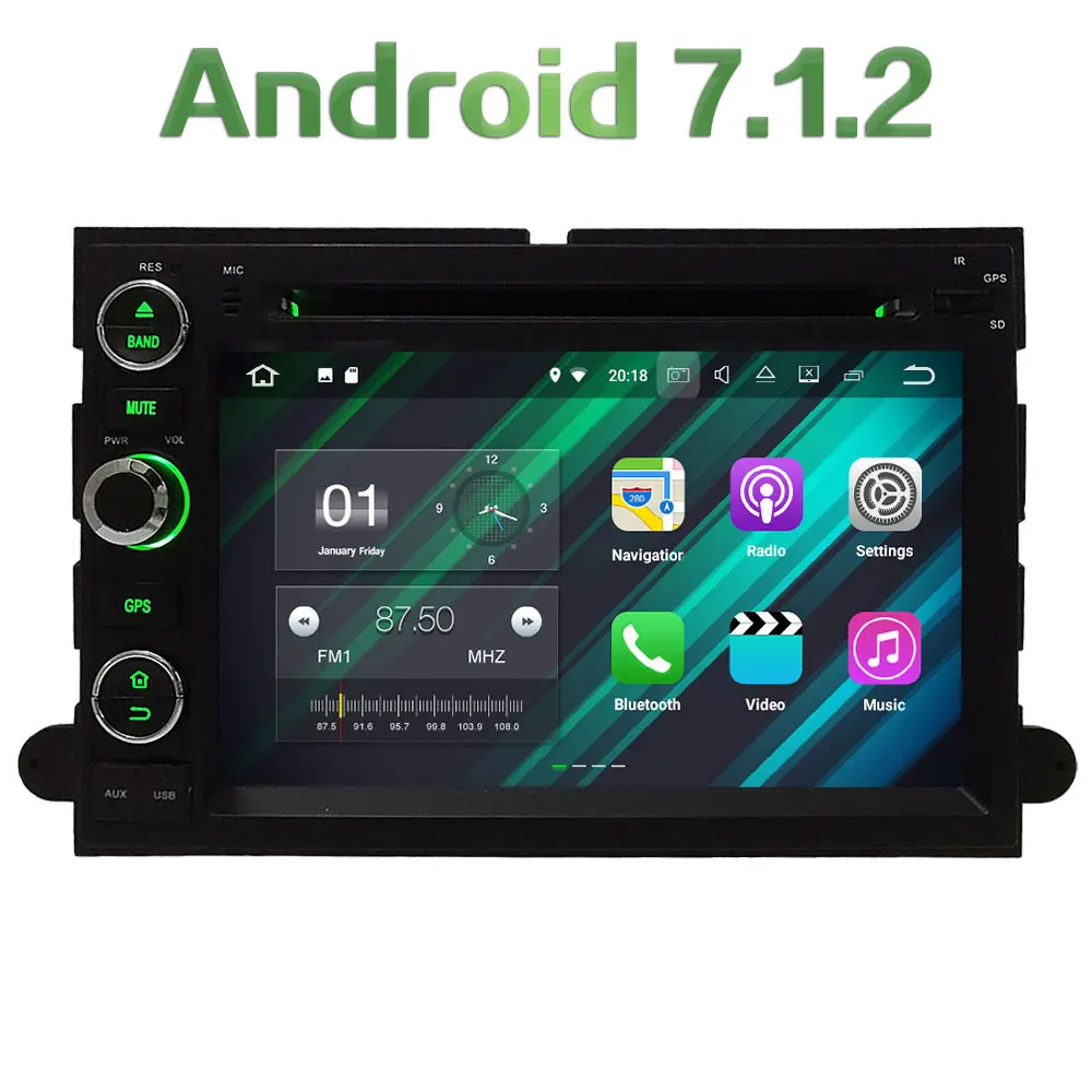 2GB RAM 4G WIFI Android 7 1 2 DAB Car DVD Player Radio For Ford Focus