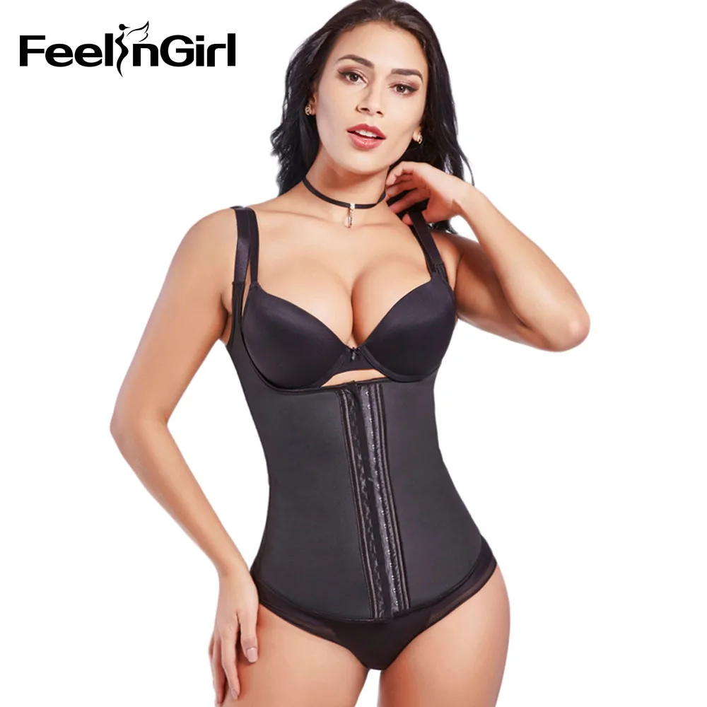 FeelinGirl латексные корсеты для талии женские корсет утягивания пояса