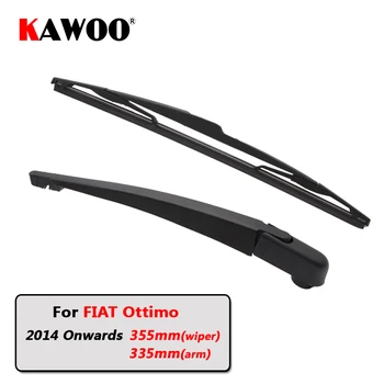 

KAWOO Car Rear Wiper Blade Blades Back Window Wipers Arm For FIAT Ottimo Hatchback (2014 Onwards) 355mm Windscreen Blade