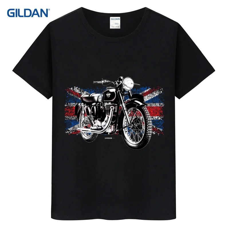 Triumph Motorcycle 2017 Shop T-Shirt Homme Clever T Shirt Cotton Men Tee Sale Cloth | Мужская одежда