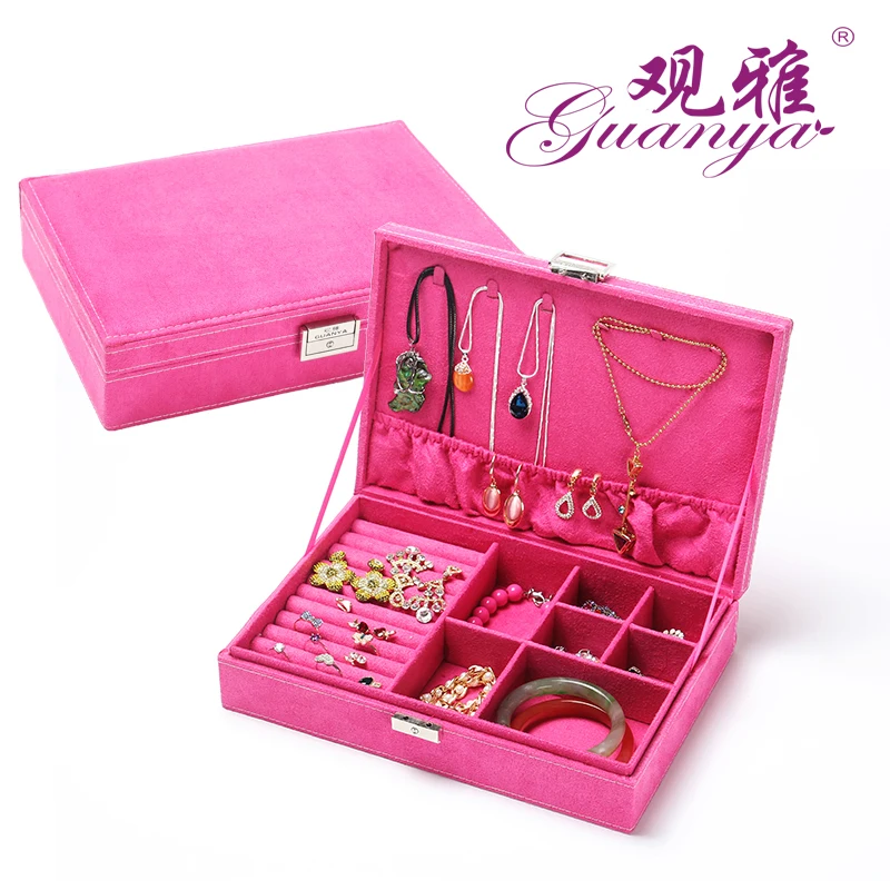 Skup Gorący bubel fabryka sprzedaży wysokiej jakości aksamitna biżuteria pudełka, pudełka na pierścionki, strata ze sprzedaży pudełko na biżuterię na prezent 2019 w nowym stylu festiwal prezent