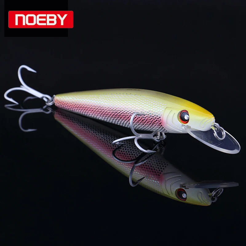 Noeby  1pcs Quality Floating Minnow Hard Bait 18cm 67g Floating Minnnow Lure Sea Bass Tackle Floating 0-2.5m