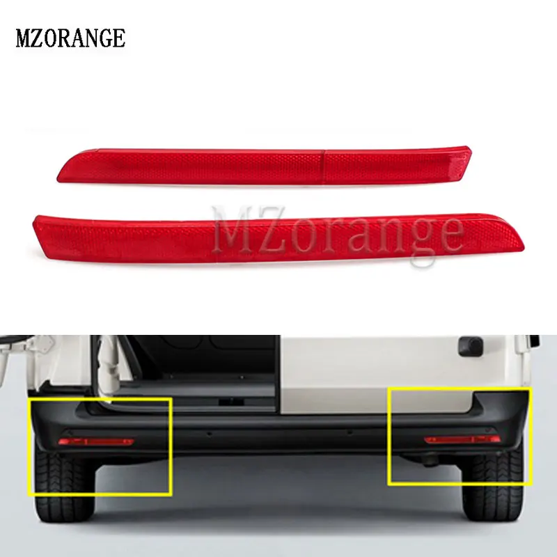 

MIZIAUTO Tail Rear Bumper Light For Volkswagen T5 Transporter T6 2012-2016 Car Rear Tail Light Reflector Brake Lamp