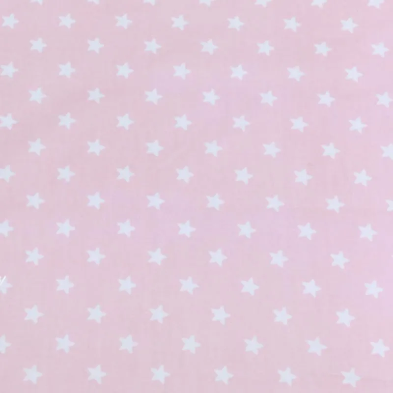 Хлопковая ткань для шитья Diy домашний декор для постельных принадлежностей Tecido Telas para детская кроватка Лоскутная кукольная ткань Tissus au Metre розовые звезды Единорог