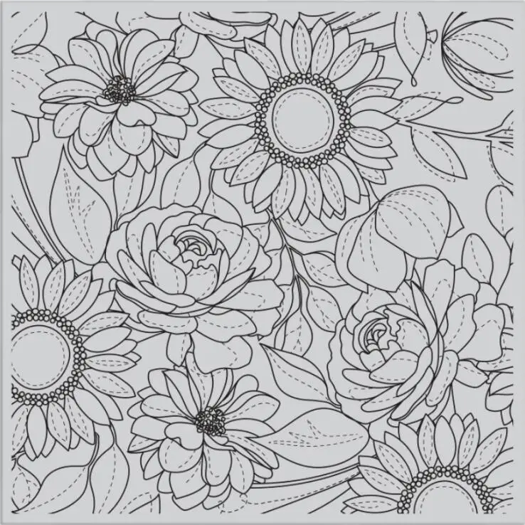 

Flower background stamp Clear Stamp for Scrapbooking Transparent Silicone Rubber DIY Photo Album Decor 113