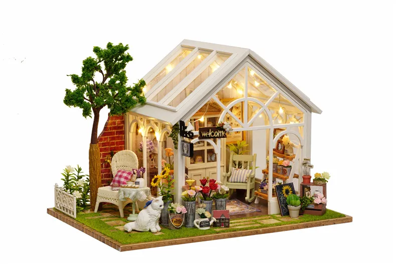 Miniature Wooden Doll House Diy Furniture Fidget Toys For Kids