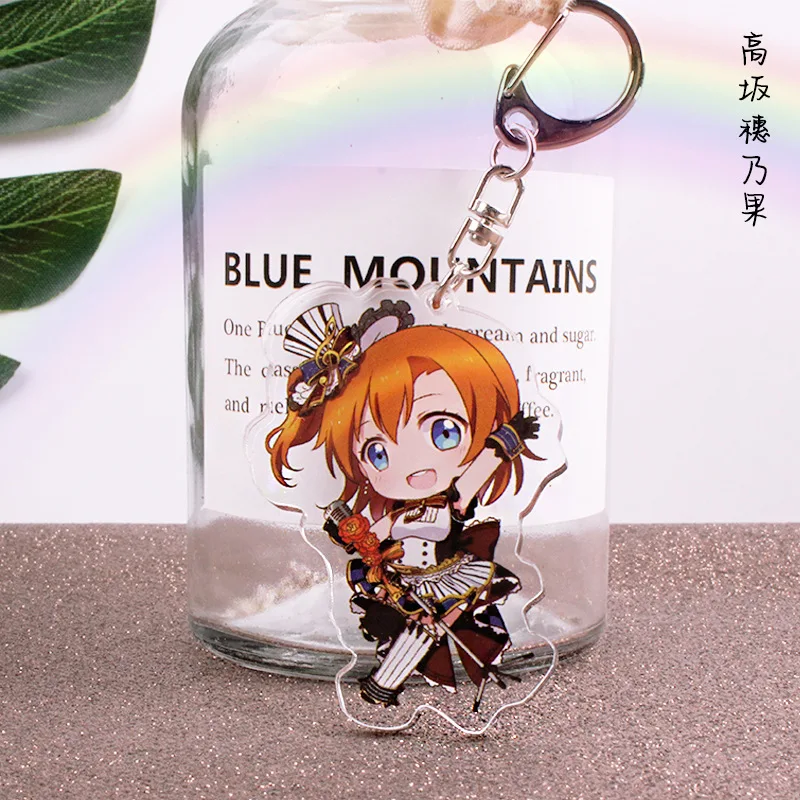 Anime Lovelive Schoolidolproject Keychain Japanese Cartoon Love Live Figure Acrylic Car Key Holder Chain Pendants Keyrings | Украшения и