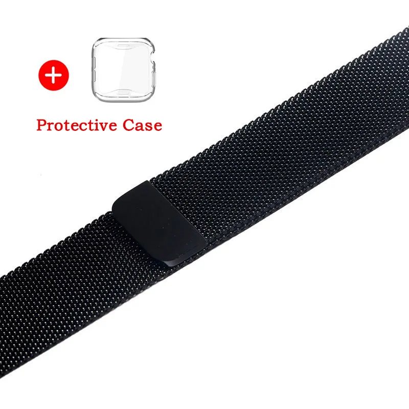 Milanese Loop Stainless Steel Link Bands For Apple Watch Bands 38mm/42mm/40mm/44mm Bracelet Strap For iWatch Series 1/2 /3 /4