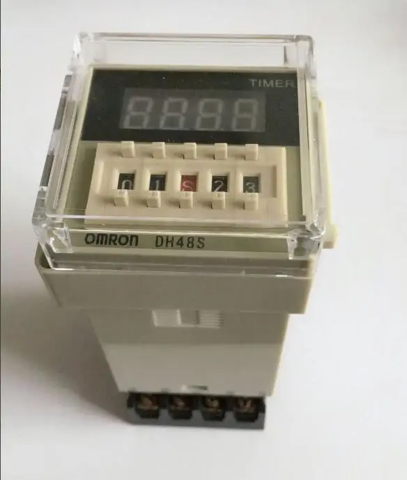 DH48S 2Z 0 01 S 99H99M цифровой счетчик РЕЛЕ Светодиодный дисплей с базовым 50/60 Гц 48*48*97