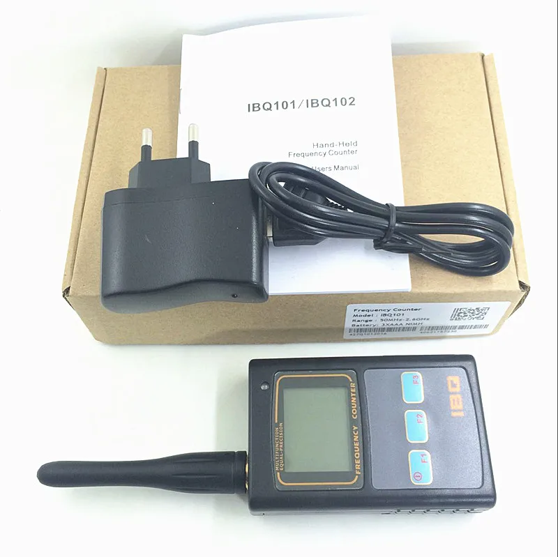 IBQ101 handheld frequency meter 50MHz-2.6GHz for Two Way Radio Frequency Counter 6