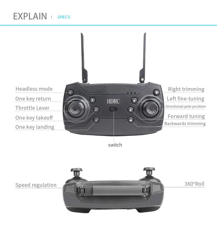 hdrc drone d8