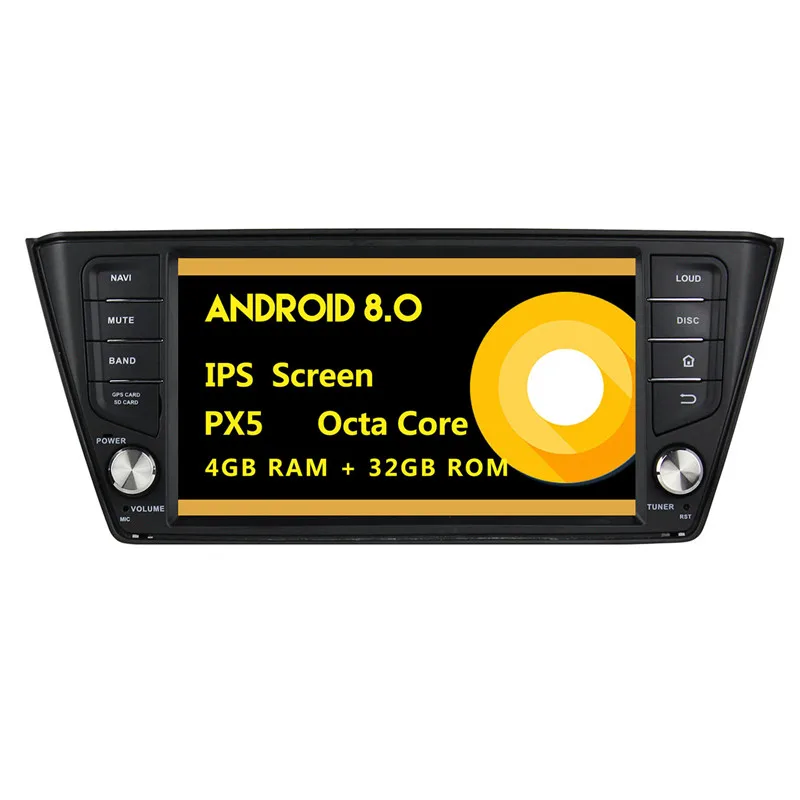 Sale IPS Screen Android 8.0 4+32G Car multimedia dvd player head unit For VW Volkswagen Skoda Jetta 2013+ GPS Navigation radio stereo 3