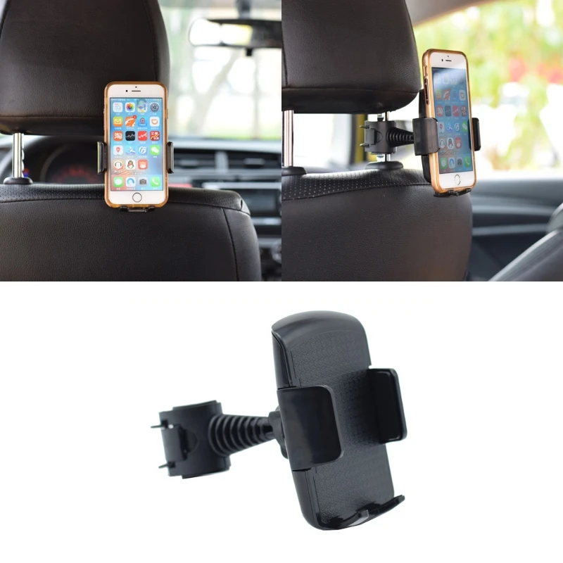 

New Car Headrest 360 Degree Rotatable Car Back Seat Headrest Mount Holder Stand For 3.5"-6" Phone New Drop shipping
