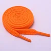 Новые шнурки унисекс веревки многоцветная Вощеная круглая шнур платье шнурки Diy Высокое качество Твердые 70-160 см красочные шнурки - Цвет: Orange of 1 pcs