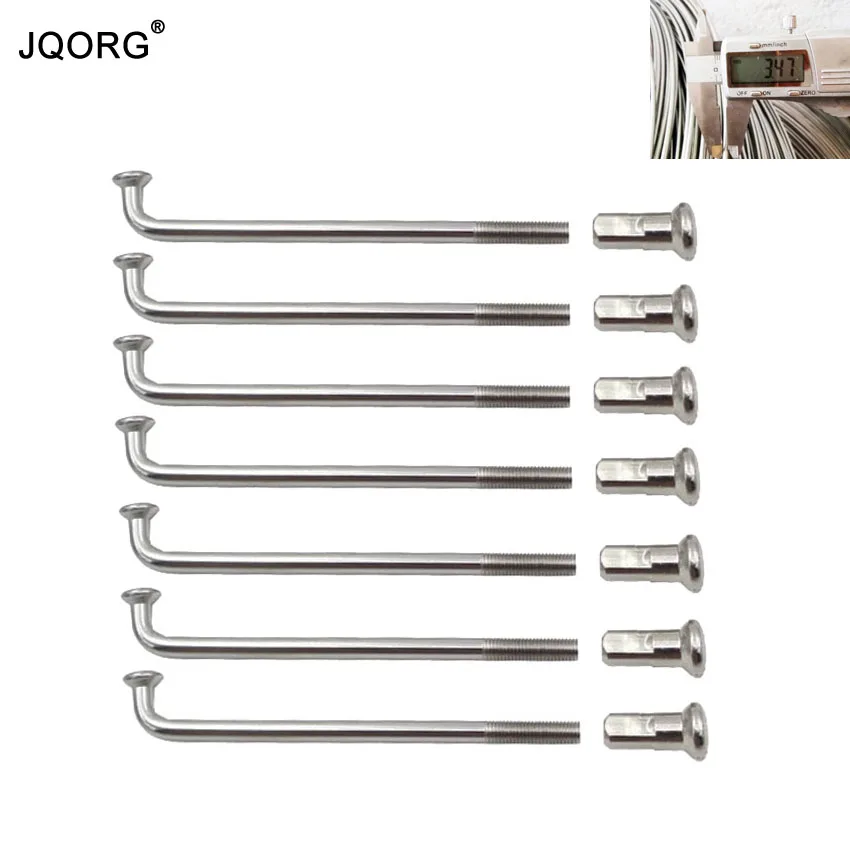 9G Motorcycle Spokes Diameter 3.5mm Equal Diameter J bend