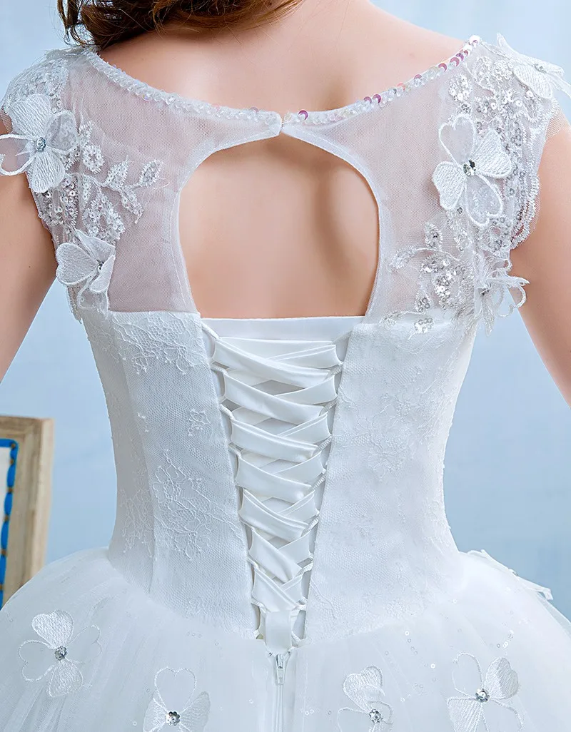 Бальное платье в Корейском стиле с объемным цветочным принтом; Милое Свадебное платье на бретелях; Элегантное свадебное платье; Vestido De Noiva; CC