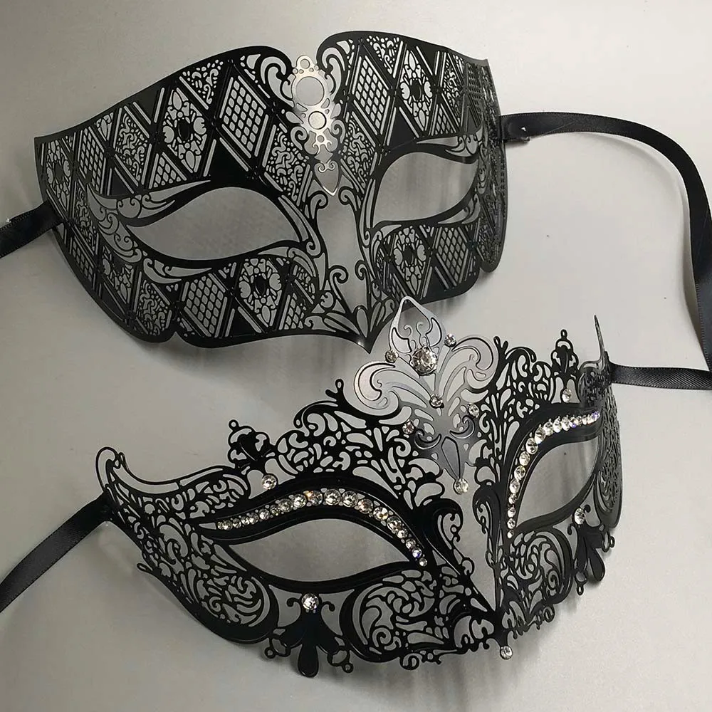 Роскошная фотомаска для пар на тему Рождества торжества свадьбы|party mask set|masquerade