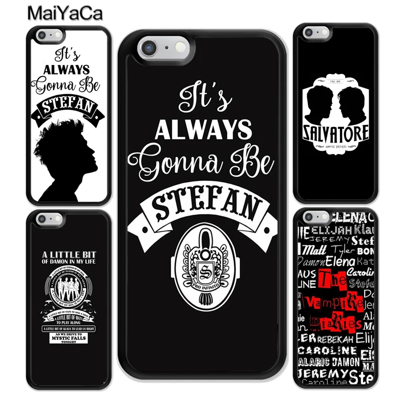 

MaiYaCa The Vampire Diaries Originals Mikaelson Printed Soft Rubber Phone Cases For iPhone 7 8 6S Plus X XS MAX XR 5S SE Cover