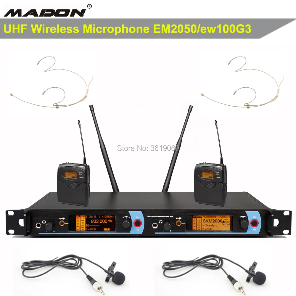 Free Shipping  EM2050 ew100G3 UHF PLL true