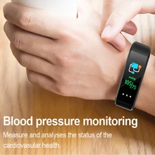 Горячие продажи Smart Band цветной экран Шагомер фитнес-трекер Smart Браслет монитор сердечного ритма артериального давления смарт-браслет