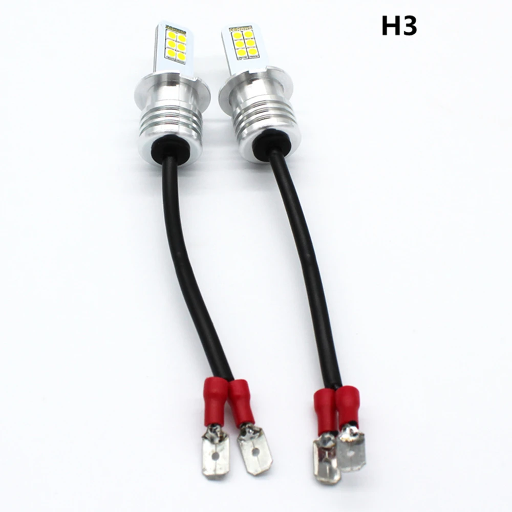 CJXMX 2X3000 K H7 светодиодный H1 H3 H8 H11 9005/HB3 9006/HB4 супер яркий 12 3030SMD автомобильные Противотуманные фары лампы 1200LM 6000 К авто светодиодный противотуманный фонарь