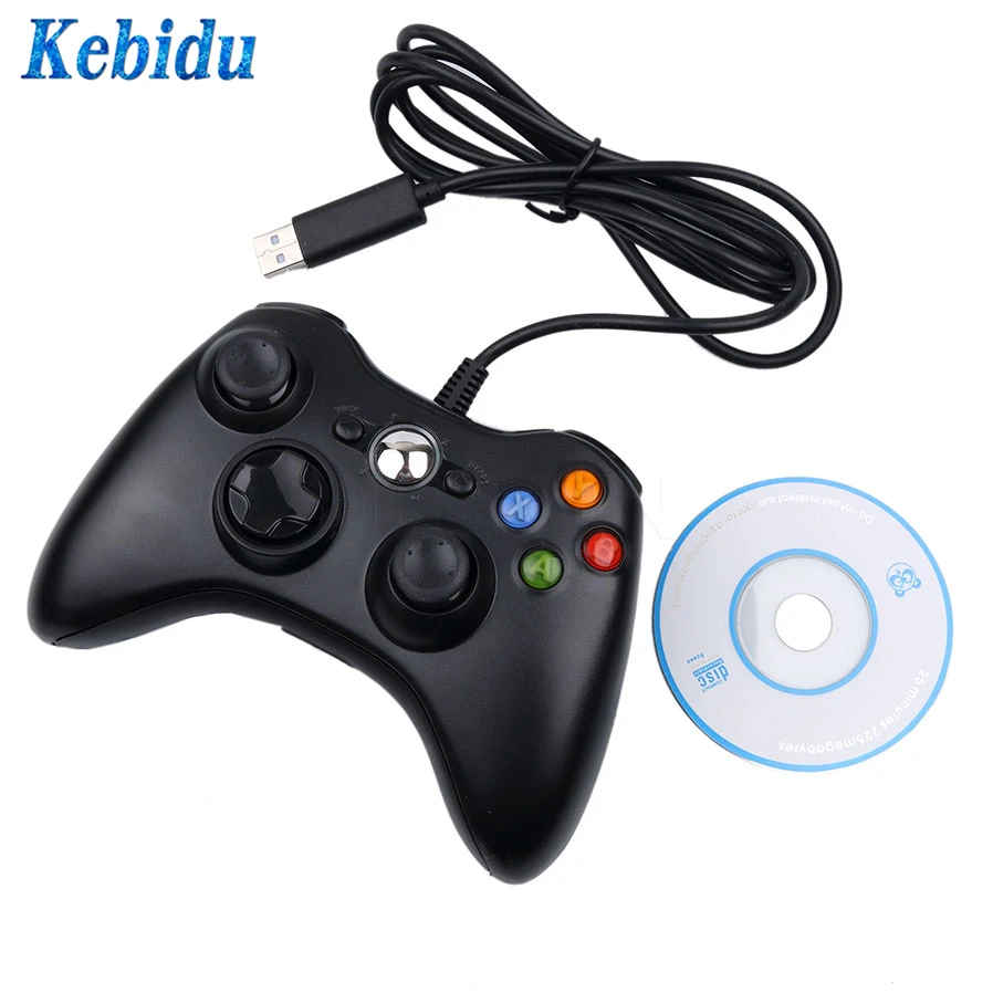 

Kebidu USB Wired Joypad Gamepad Gaming Controller Joystick Game Pad for Xbox Slim 360 for PC Gamer Android Smart TV Box New