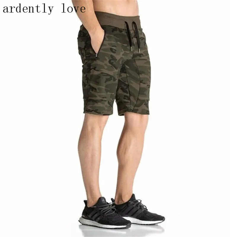 2017 Men's Camouflage Shorts Casual Walking Long Treadmills Men's