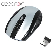 Deepfox Беспроводная usb-мышь 2000 dpi Регулируемый usb-приемник оптическая компьютерная мышь 2,4 ГГц эргономичная мышь для ноутбук Laptop персональный компьютер