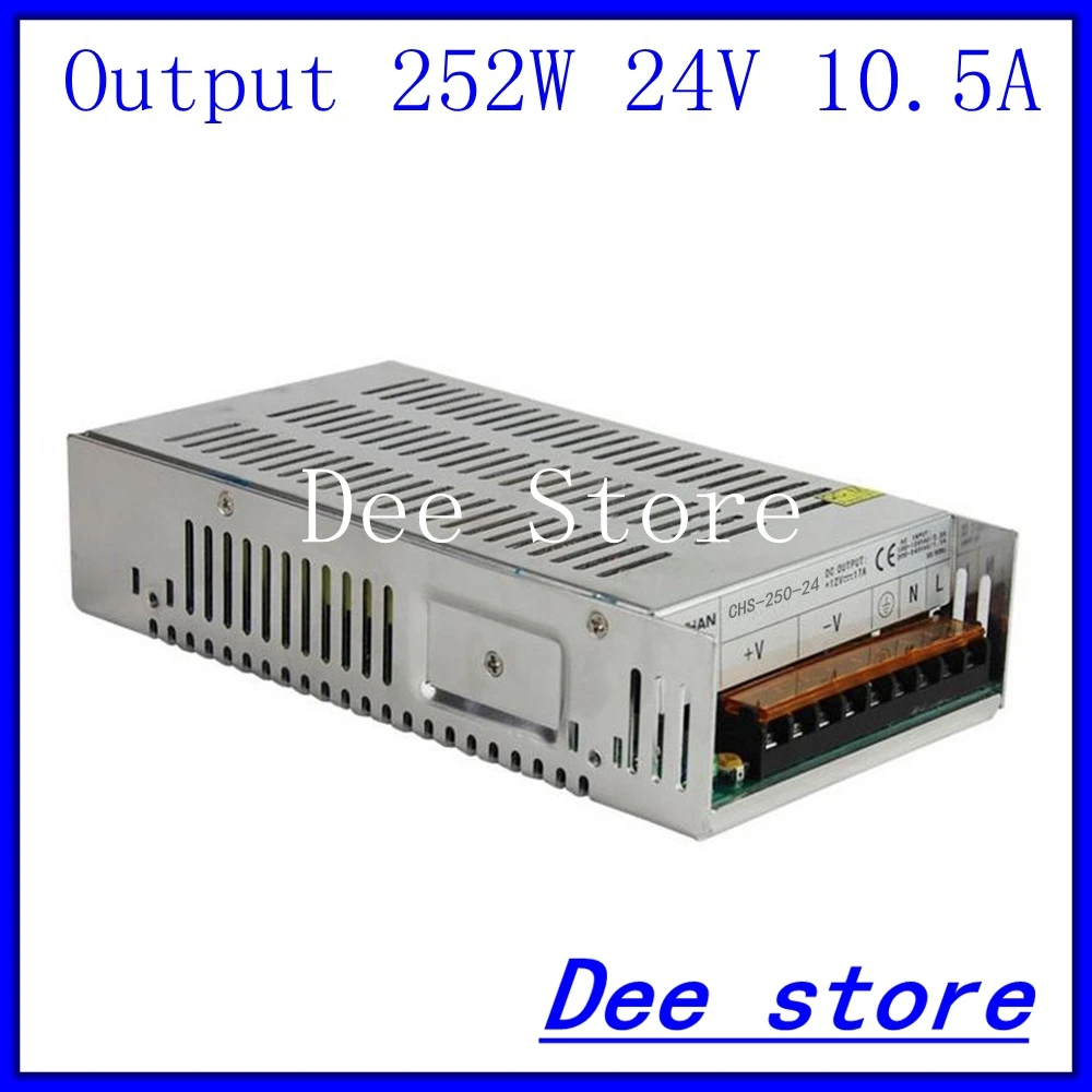 250W 10V 25A Single Output Switching power supply for LED Strip light AC to DC 