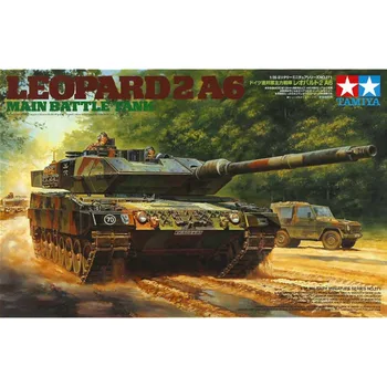 

OHS Tamiya 35271 1/35 Leopard 2 A6 Main Battle Tank Assembly AFV Model Building Kits