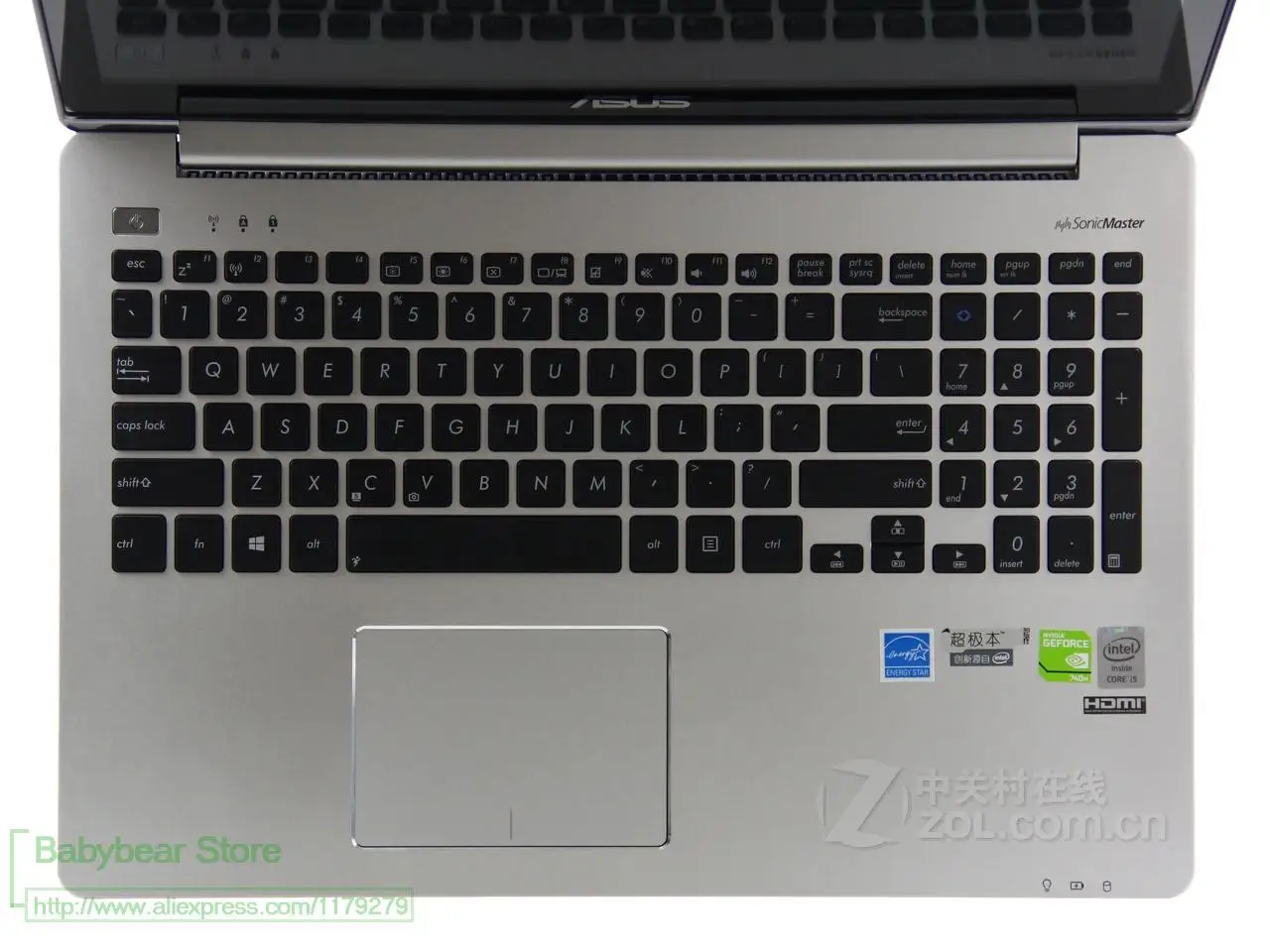 Чехол для клавиатуры Vivo силиконовый 15 дюймов ASUS K551LN K551 K551L K551LA K551LB S551LB 6|Чехлы