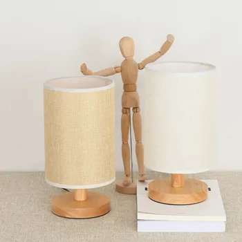 

Bedside Lamp Night Light Warm White Bulb Dimmable Gift Wood Table lamp New Arrival Desk Lighting Home Decoration