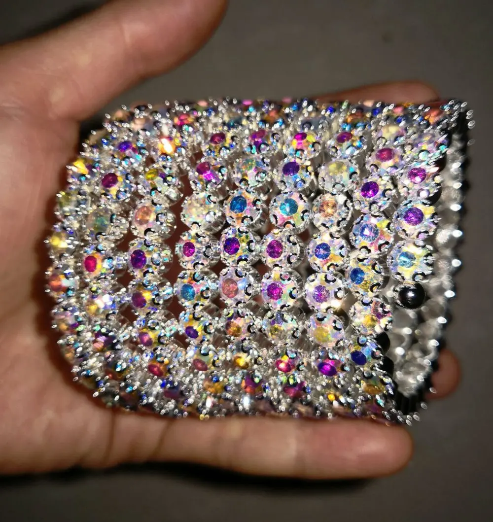 

8 rolls Rhinestone bracelet Crystal bracelet Armband Arm Cuff Bridal Wedding Party bracelet