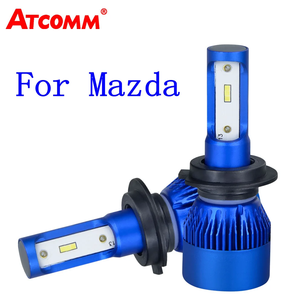 

Car H7 LED Bulb H1 H4 H11 9005 9006 6500K White CSP 10000Lm 12V Auto Lamp For Mazda 2/CX-5/3/6/CX5/323/B2200/MPV/929/Protege