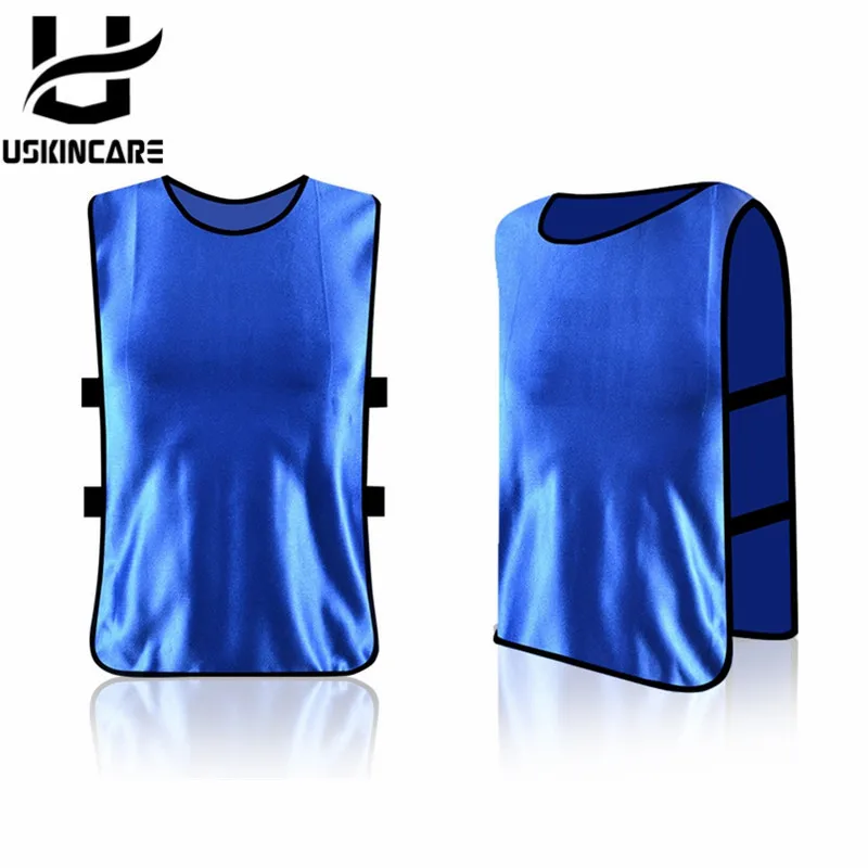 Uskincare Men Team Soccer Jersey Vest Men's Football Basketball Team Training Shirt Plus Size