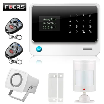 

Fuers G90B Plus Home Alarm System App Wifi GSM Alarm System Built-In Antenna Wired Alarm No Need Battery For Apartment House