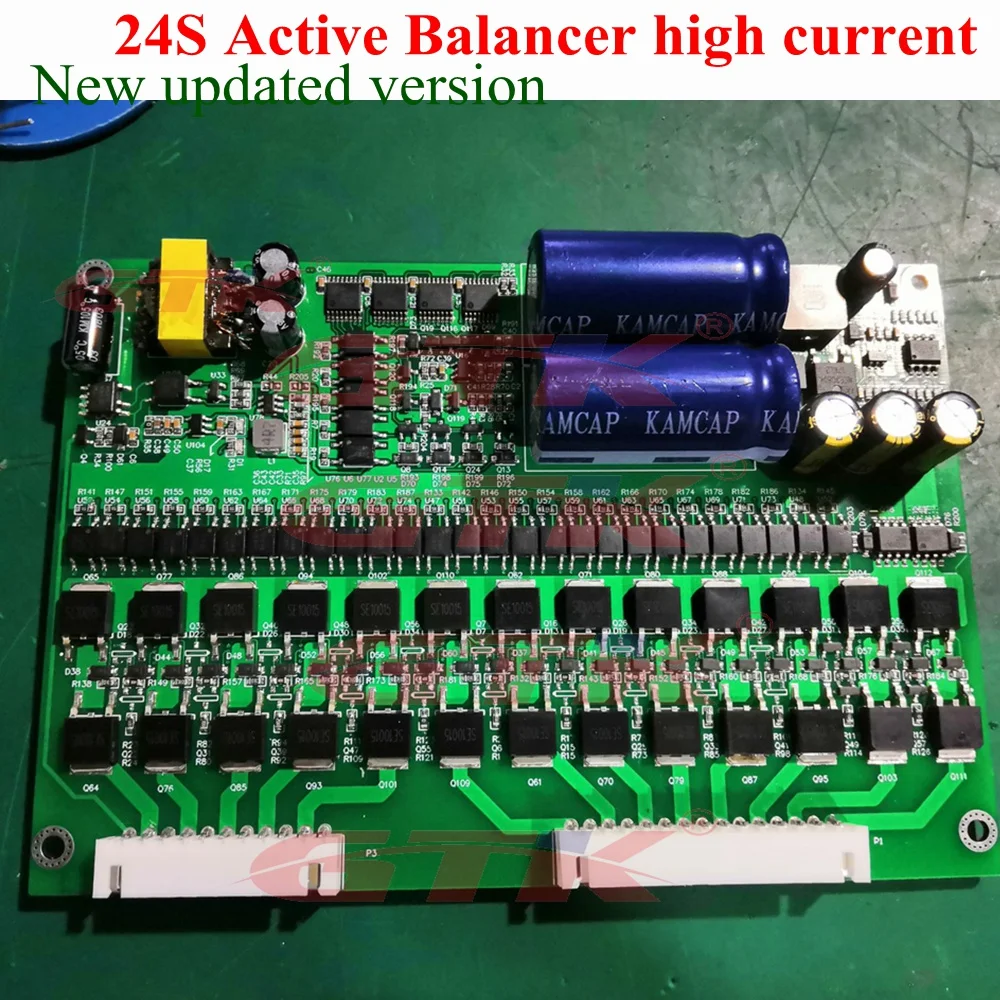 

1pcs High current active equalization 24s BMS balancer 12s to 24S 1A lithium 1000ma BMS Lifepo4 13s 16s 20s APP bluetooth