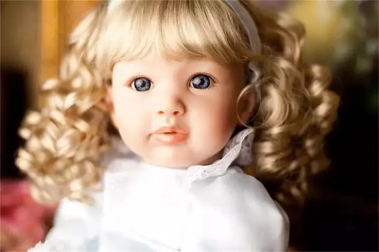 blue eyes bebe Boneca Reborn 24inch Silicone Vinyl baby Doll 59cm cotton body Doll touch soft alive Lifelike Reborn Dolls gift